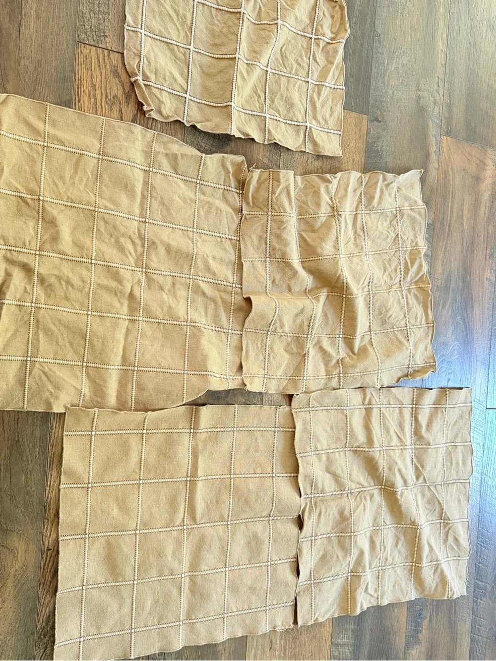 Vintage Cloth Cotton Napkins - Set of 5 - farmhouse cottagecore country